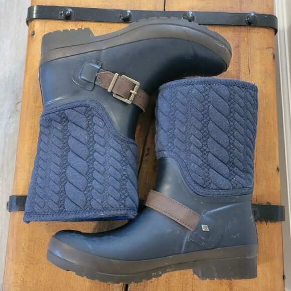 Sperry navy blue Walker fog waterproof boots size 7 - Picture 2 of 8